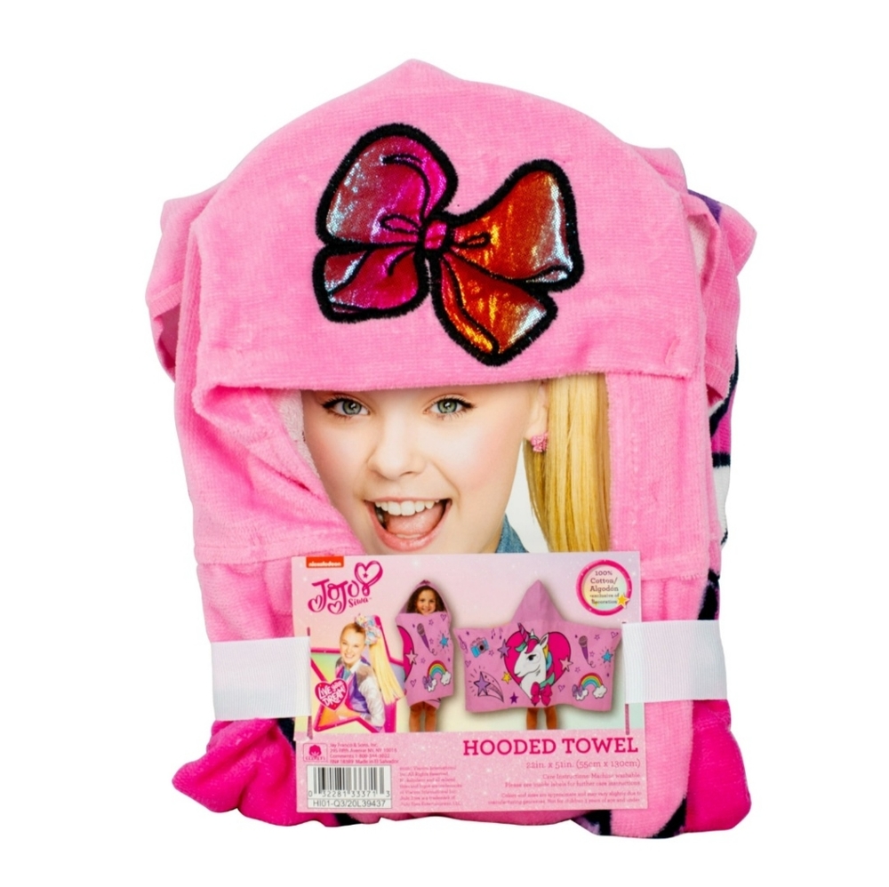 JOJO SIWA Kids Cotton Hooded Towel